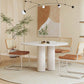 Living Room Contemporary Dining Table Round Dining Table with Pedestal Base Clearhalo 'Dining Tables & Seating' 'Dining Tables' 'dining_table' 'furn' 'furn_dining_table' 'Furniture' 'furniture_dining_table' 'Kitchen & Dining Furniture' 'kitchen' 'kitchen_dining_table' 1200x1200_46a2f08d-0f17-4c3e-b5af-b7180356187a