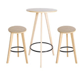 Industrial Natural Wood Bar Table 23.6"W Round Top Bistro Table for Cafe Clearhalo 'Bar Furniture' 'Bar Tables' 'bar_tables' 'furn' 'furn_bar_tables' 'Furniture' 'furniture_bar_tables' 'Kitchen & Dining Furniture' 'kitchen&dining_furn' 'kitchen' 1200x1200_46a52da8-b095-4486-b172-b1182d51dba6