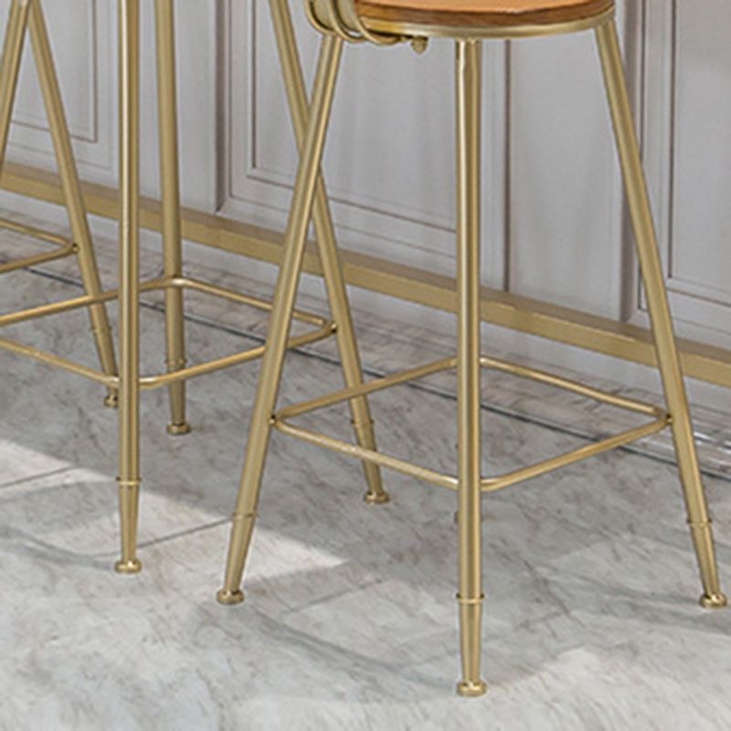 Contemporary Armless Bar Stools Wood Barstools with Footrest Clearhalo 'Bar Furniture' 'Bar Stools' 'bar_stools' 'furn' 'furn_bar_stools' 'Furniture' 'Kitchen & Dining Furniture' 1200x1200_46a56222-aefc-434e-a9da-c8d6517a4de1