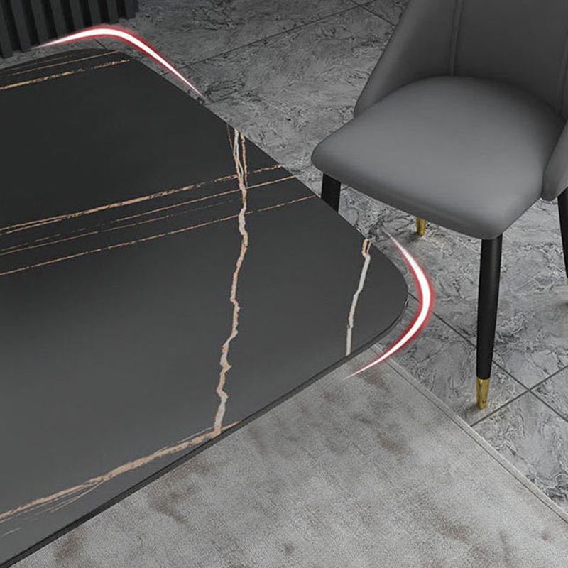 Metal Traditional Luxury Rectangle Table Sintered Stone Dining Table with Pedestal Base Clearhalo ' dining_table' 'Dining Tables & Seating' 'Dining Tables' 'furn' 'furn_dining_table' 'Furniture' 'furniture_dining_table' 'Kitchen & Dining Furniture' 'kitchen&dining_furn' 'kitchen' 'kitchen_dining_table' 1200x1200_46a6561e-8489-457c-8257-11ed8c5f0b49