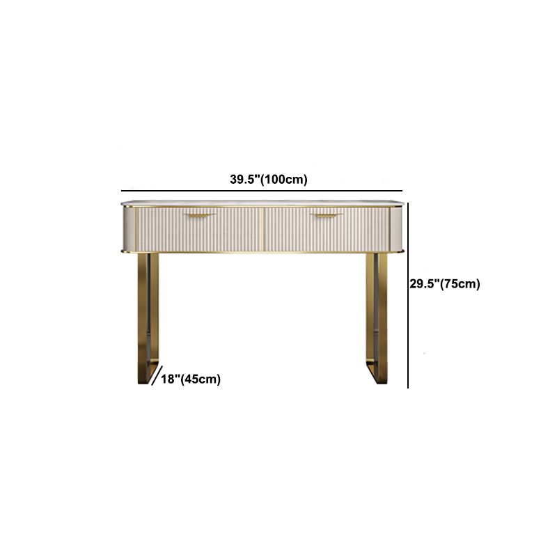 Glam Slate Top Making Vanity Vanity Vanity Tablet en beige