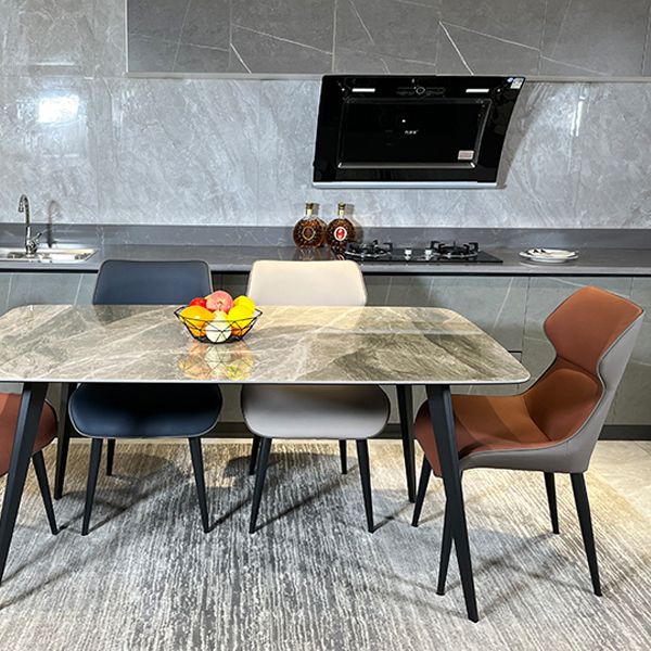 Minimalist Design Wingback Arm Dining Chair Faux Leather Dining Chairs Clearhalo 'Dining Chairs' 'Dining Tables & Seating' 'dining_chair' 'furn' 'furn_dining_chair' 'Furniture' 'furniture_dining_chair' 'Kitchen & Dining Furniture' 1200x1200_46ab7876-4f90-47f6-af1c-1a25714b00fd