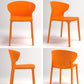 Nordic Glam Style Kitchen Dining Chairs Dining Stackable Armless Side Chairs Clearhalo ' kitchen&dining_furn' 'Dining Chairs' 'Dining Tables & Seating' 'dining_chair' 'furn' 'furn_dining_chair' 'Furniture' 'furniture_dining_chair' 'Kitchen & Dining Furniture' 'kitchen' 1200x1200_46ab841e-be94-4f11-a81c-af8e061fbb37