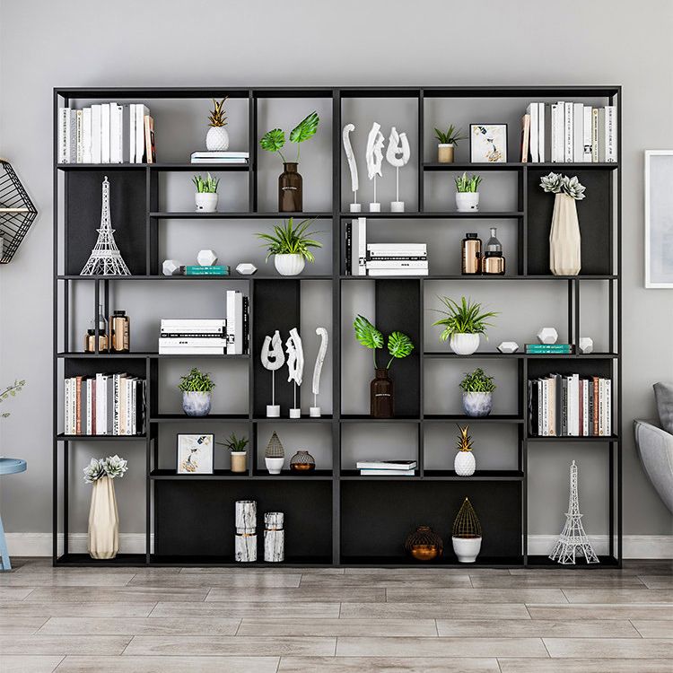 Metal Etagere Bookcase Modern Open Back Bookshelf for Home Office Clearhalo 'Bookcases' 'furn' 'furn_bookcases' 'Furniture' 'furniture_bookcases' 'Office Furniture' 1200x1200_46ac039f-3267-47c8-ba8a-4782ef019a5a