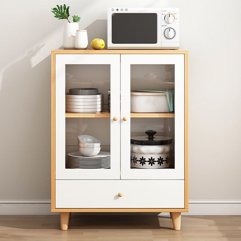 Buffet contemporain armoire en bois d'ingénierie pour le salon