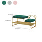 12.48-inch W Metal Entryway Bench Cushioned Seating Bench with Shoe Storage Clearhalo 'Benches' 'Chairs & Seating' 'furn' 'furn_benches' 'Furniture' 'Living Room Furniture' 1200x1200_46afdb1b-08f1-44b5-88f4-efcb2eb4ec80