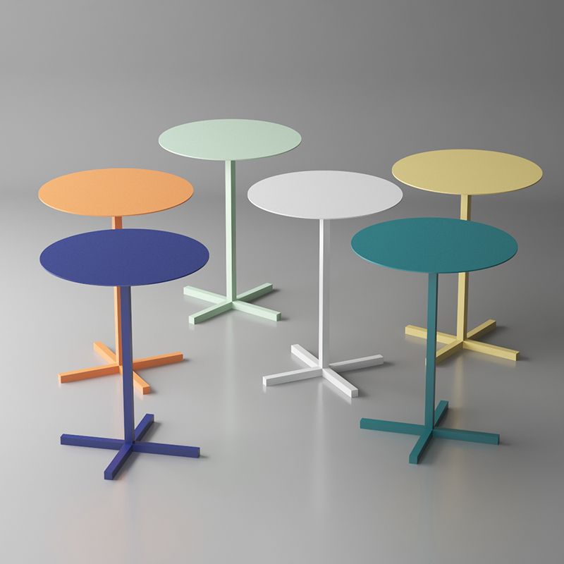 23.6"/27.5"Tall Metal Pedestal Solid Color Round Table Top Coffee Table Clearhalo 'Coffee & Accent Tables' 'Coffee Tables' 'coffee_tables' 'furn' 'furn_coffee_tables' 'Furniture' 'Living Room Furniture' 1200x1200_46b0b4f5-000b-432c-910d-d79ca2649143