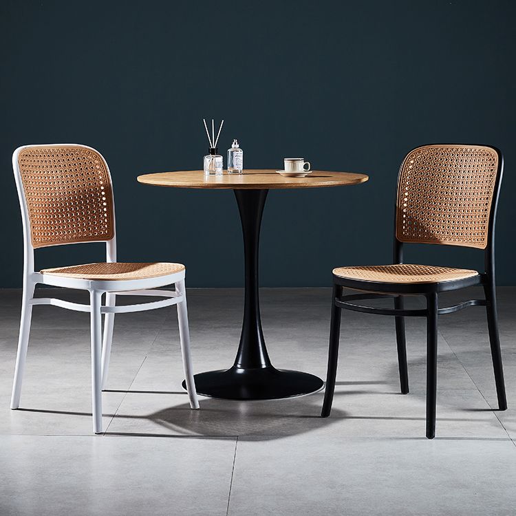 Modern Style Dining Chair Plastic Dining Armless Side Chair for Kitchen Clearhalo ' kitchen&dining_furn' 'Dining Chairs' 'Dining Tables & Seating' 'dining_chair' 'furn' 'furn_dining_chair' 'Furniture' 'furniture_dining_chair' 'Kitchen & Dining Furniture' 'kitchen' 1200x1200_46b24a4b-404b-4f8d-ae2c-c6d58a6598f4