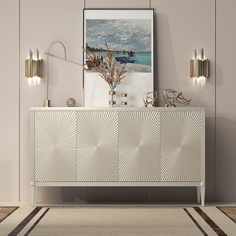 Tavolo da tavolo a buffet glam tavolo da sideboard in legno con gambe per sala da pranzo