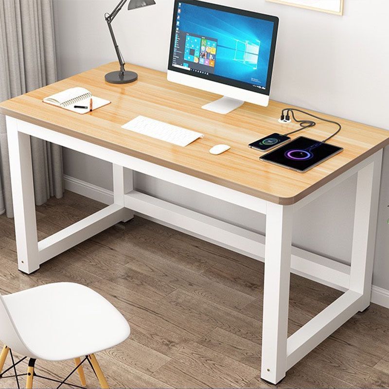 Industrial Writing Desk Manufactured Wood Office Desk for Home and Office Clearhalo 'furn' 'furn_office_desk' 'Furniture' 'Office Desks' 'Office Furniture' 'office_desk' 1200x1200_46b2a3ef-6443-471b-afa3-ec0bd7693910