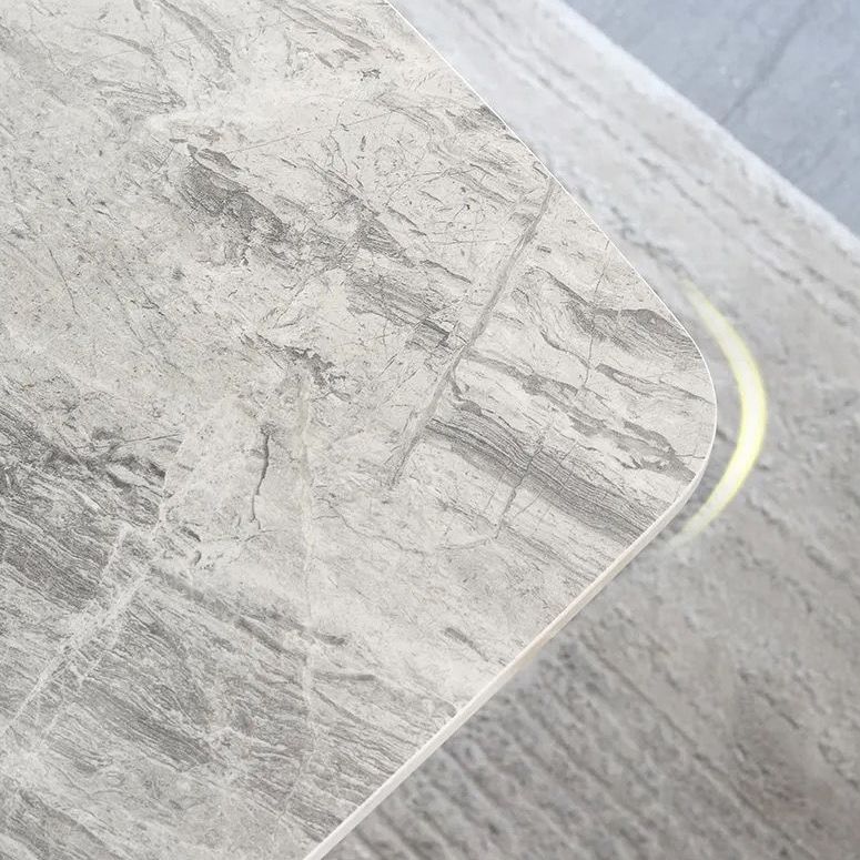 Metal Contemporary Rectangular Dining Table Sintered Stone Table with 4 Metal Legs Clearhalo ' dining_table' 'Dining Tables & Seating' 'Dining Tables' 'furn' 'furn_dining_table' 'Furniture' 'furniture_dining_table' 'Kitchen & Dining Furniture' 'kitchen&dining_furn' 'kitchen' 'kitchen_dining_table' 1200x1200_46b6aab1-0056-45a8-9b74-e17e5122289b