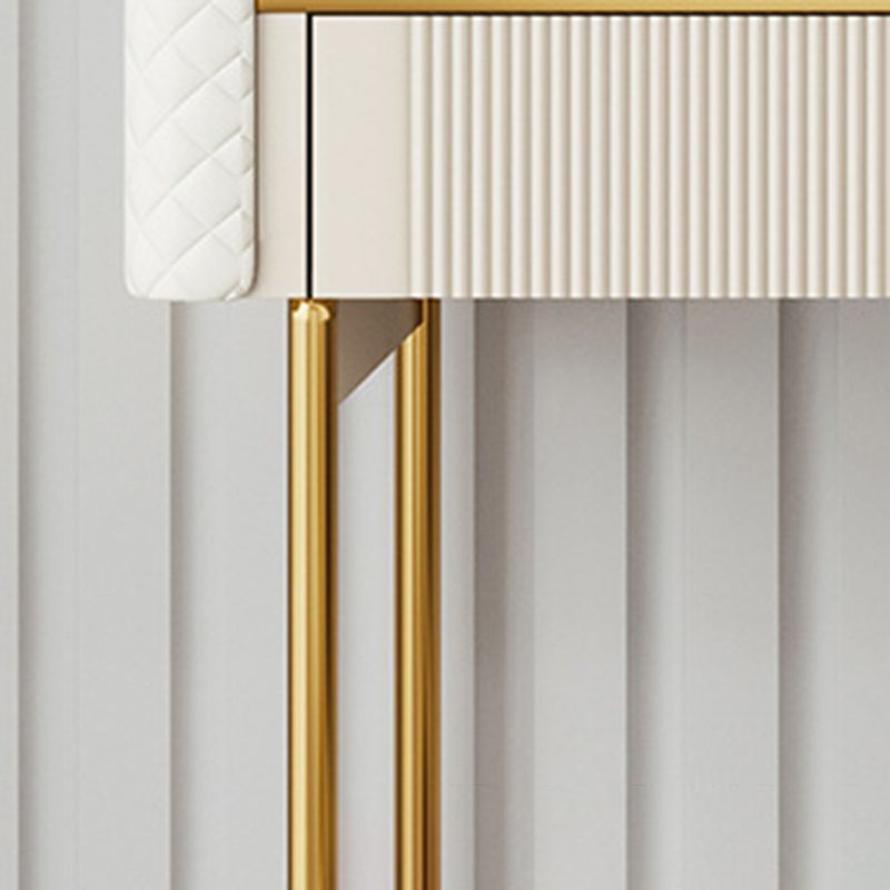 14.96" Wide Stone Makeup Counter Bright White Vanity Tables with Storage Drawers Clearhalo 'Bedroom Furniture' 'furn' 'furn_makeup_vanities' 'Furniture' 'Makeup Vanities' 'makeup_vanities' 1200x1200_46b7ba50-a80b-448d-925d-54e76eb9b93c