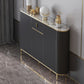Glamstil Stone Top Sideboard Engineered Wood Side Board für Wohnzimmer