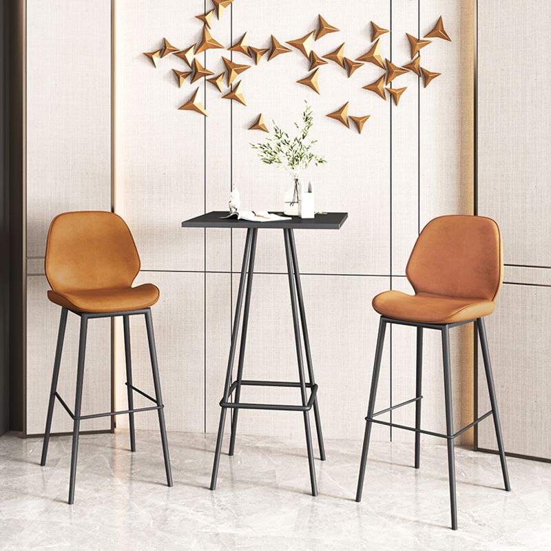 Industrial Bucket Counter & Bar Stool Footrest Metal Indoor Counter Chair Clearhalo 'Bar Furniture' 'Bar Stools' 'bar_stools' 'furn' 'furn_bar_stools' 'Furniture' 'Kitchen & Dining Furniture' 1200x1200_46b85ce1-2ade-4b52-bdf2-d7289680cd36