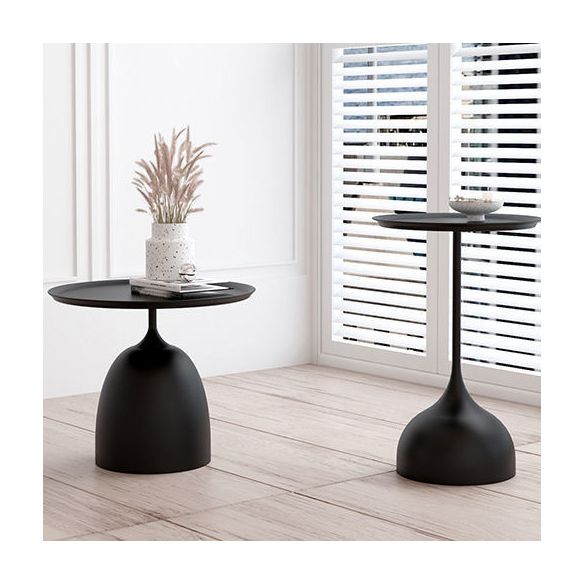 Mid-Century Modern Iron Coffee Table Pedestal Coffee Cocktail Table for Living Room Clearhalo 'Coffee & Accent Tables' 'Coffee Tables' 'coffee_tables' 'furn' 'furn_coffee_tables' 'Furniture' 'Living Room Furniture' 1200x1200_46b888a5-50df-4a7f-90c7-fea49dd183c9