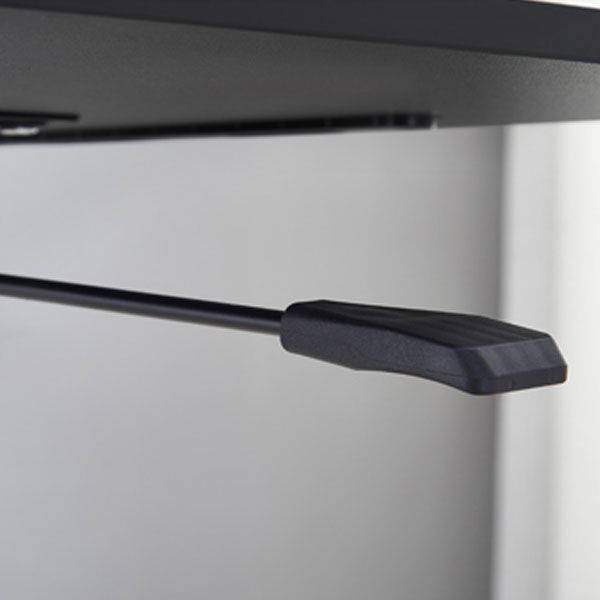 Scrivania in piedi contemporanea scrivania rettangolare con ruote a fuoco