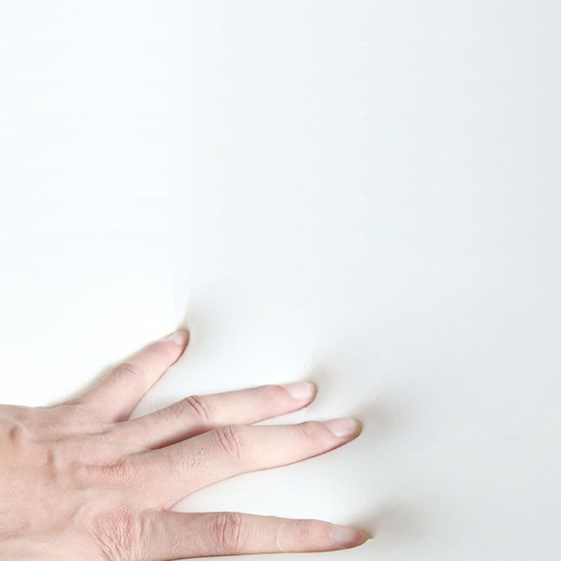 Mid-Century Modern Sloped Arm Sofa Tufted Genuine Leather Sofa in Brown