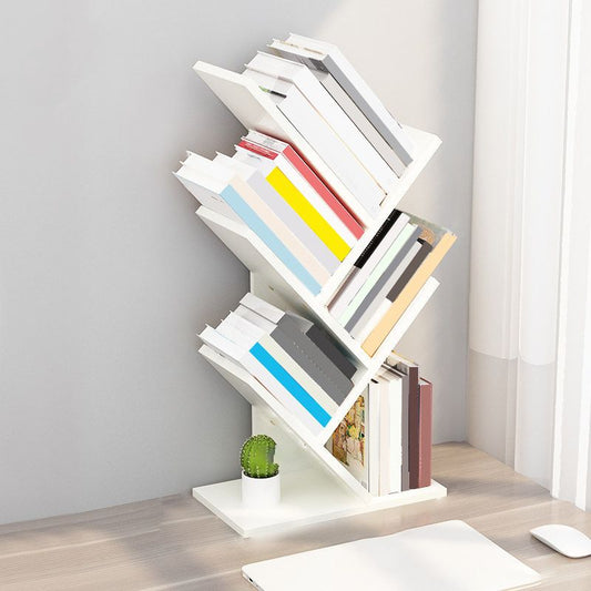 Contemporary Style Wood Bookcase Closed Back Bookshelf for Home Office Clearhalo 'Bookcases' 'Furniture' 'furniture_bookcases' 'Office Furniture' 1200x1200_46bc9d1f-1319-4ab8-9e02-30f941beddee