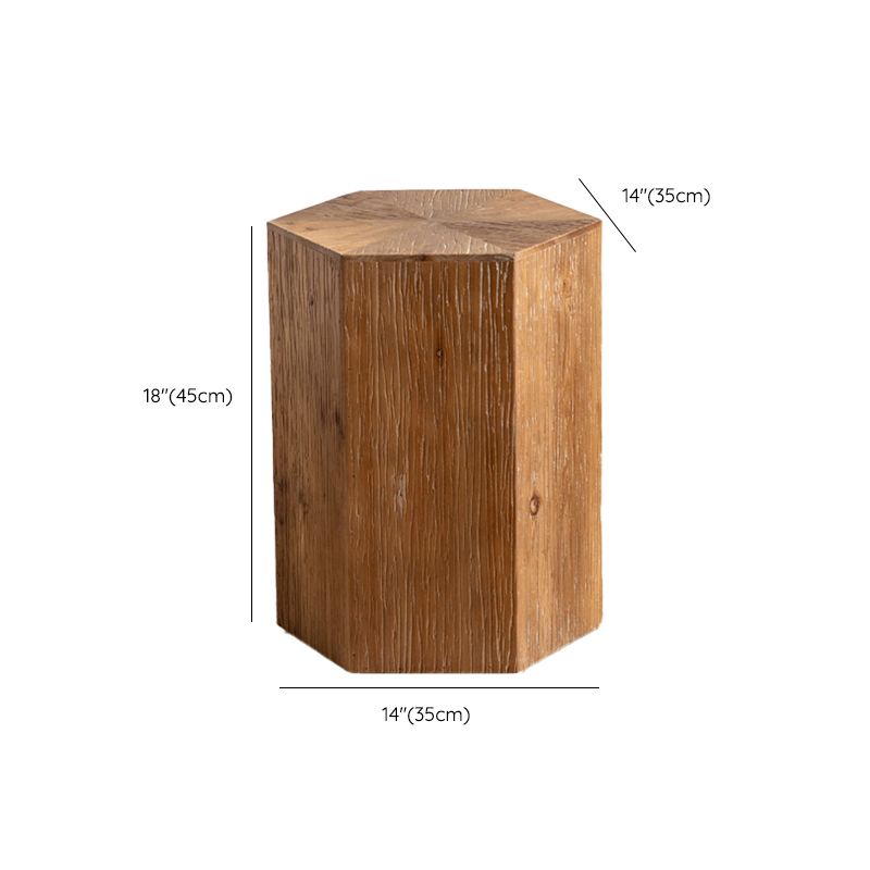 Tavolo laterale accento a forma geometrica tavolo da camera da letto semplice