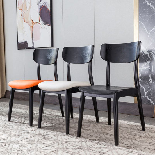 Wood Industrial Style Dining Chair Indoor-Outdoor Open Back Dining Side Chair Clearhalo ' kitchen&dining_furn' 'Dining Chairs' 'Dining Tables & Seating' 'dining_chair' 'furn' 'furn_dining_chair' 'Furniture' 'furniture_dining_chair' 'Kitchen & Dining Furniture' 'kitchen' 1200x1200_46bcd8bd-1ea1-405a-9cc3-07e246d9b0d9