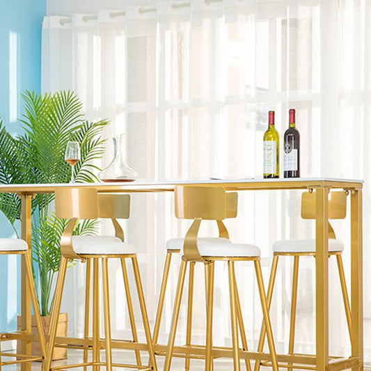 Set di sgabelli rettangolari moderni e sgabelli set da pranzo per pub 1/4/7 pezzi