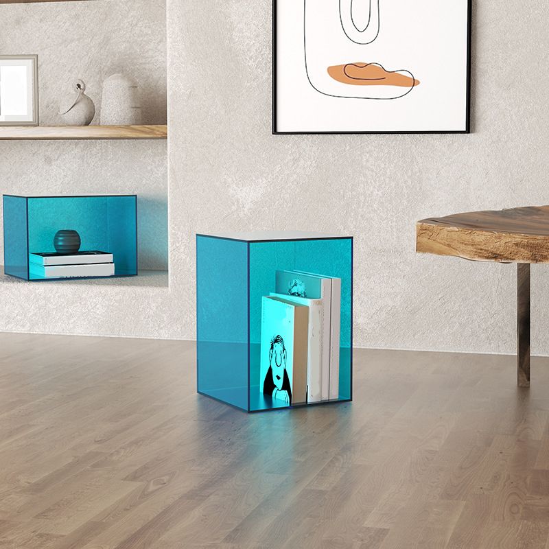 Style moderne à l'arrière fermé bibliothèque en acrylique pour salle d'étude