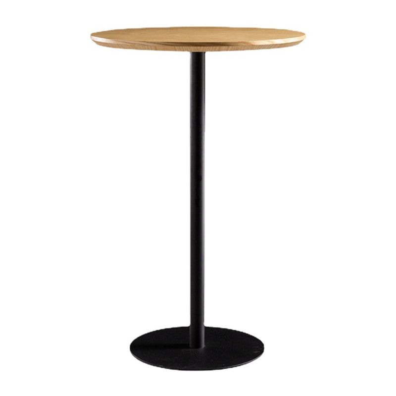 Solid Wood Pub Table 41-inch Bar Height Industrial Round Bar Table for Indoor Clearhalo 'Bar Furniture' 'Bar Tables' 'bar_tables' 'furn' 'furn_bar_tables' 'Furniture' 'Kitchen & Dining Furniture' 1200x1200_46c521b9-704a-42aa-b79f-da82a3e624f8