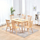 Contemporary Solid Wood Standard Dining Set Rectangle Kitchen Dining Set with 4 Legs Table Clearhalo 'Dining Room Sets' 'Dining Tables & Seating' 'dining_room_set' 'furn' 'furn_dining_room_set' 'Furniture' 'furniture_dining_room_set' 'Kitchen & Dining Furniture' 'kitchen&dining_furn' 'kitchen' 1200x1200_46c6486a-97de-43f1-875f-2b40420c1dd2