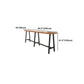 Brown Modern Style Bar Table Solid Wood and Black Iron Foot Coffee Shop Bar Table Clearhalo 'Bar Furniture' 'Bar Tables' 'bar_tables' 'furn' 'furn_bar_tables' 'Furniture' 'furniture_bar_tables' 'Kitchen & Dining Furniture' 'kitchen&dining_furn' 'kitchen' 1200x1200_46c695fb-f7ce-4090-bf9b-9214c15b9e5b