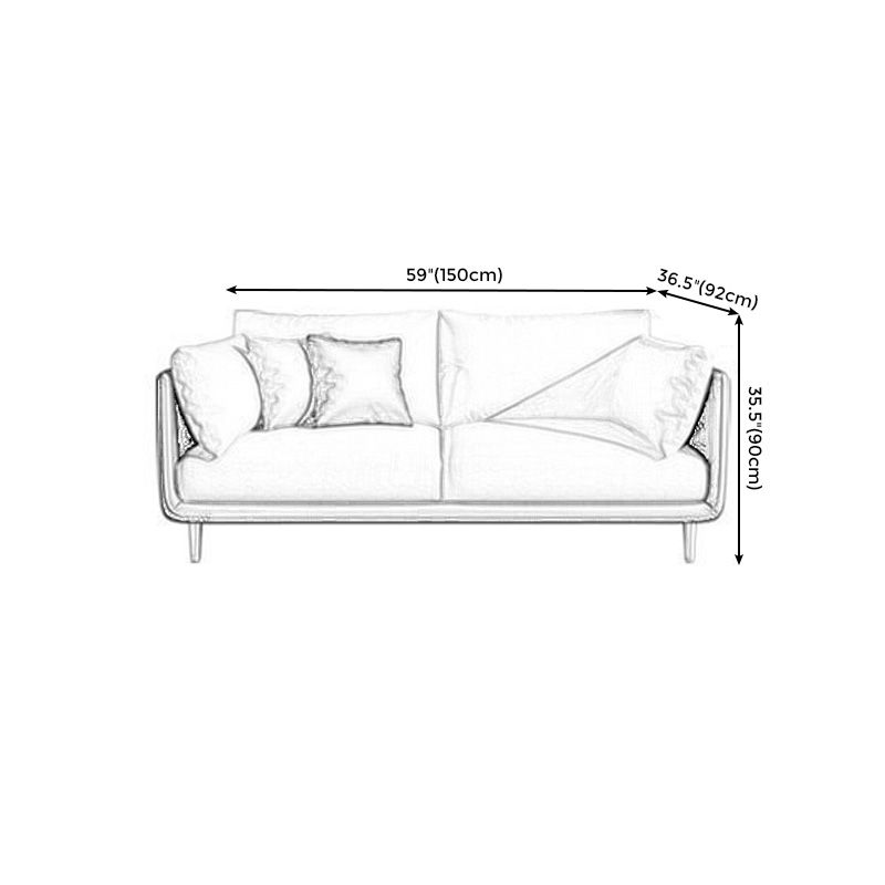 Modern Style Square Armrest Latex/sponge Seat Padding Imitation Leather Sofa Clearhalo 'furn' 'furn_sofas' 'Furniture' 'furniture_sofas' 'kitchen' 'kitchen_sofas' 'Living Room Furniture' 'Sofa' 'sofas' 1200x1200_46c6adba-247a-4b49-aa0c-2ba81fd58a41