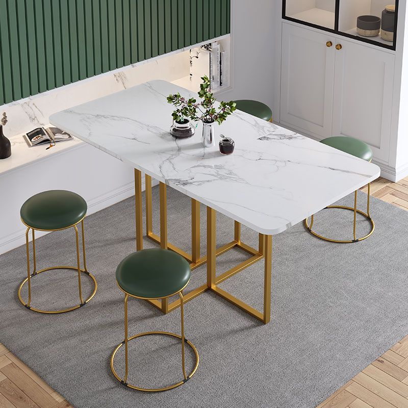 長方形の架台テーブルシンプルさのスタイル折りたたみ家具、59 "l x 29.5" w x 28.7 "h