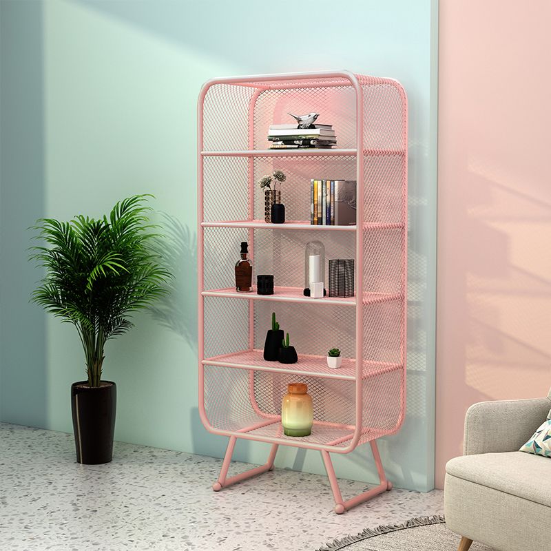Glam Style Bookshelf Metal Closed Back Shelf Bookcase for Home Use Clearhalo 'Bookcases' 'furn' 'furn_bookcases' 'Furniture' 'furniture_bookcases' 'Office Furniture' 1200x1200_46c8b3e7-19e7-4e83-ad16-87a419ef43e9