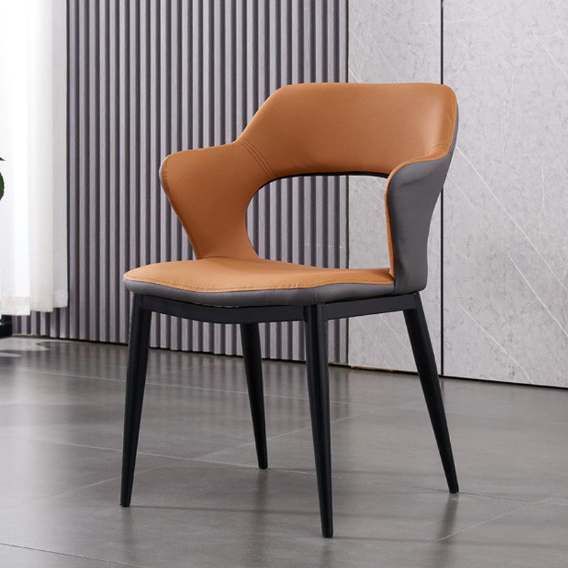 Contemporary Dining Chair Upholstered Open Back Dining Side Chair for Home Clearhalo ' kitchen&dining_furn' 'Dining Chairs' 'Dining Tables & Seating' 'dining_chair' 'Furniture' 'furniture_dining_chair' 'Kitchen & Dining Furniture' 'kitchen' 1200x1200_46cb64d9-8ff5-402c-af99-0d80e8686f51