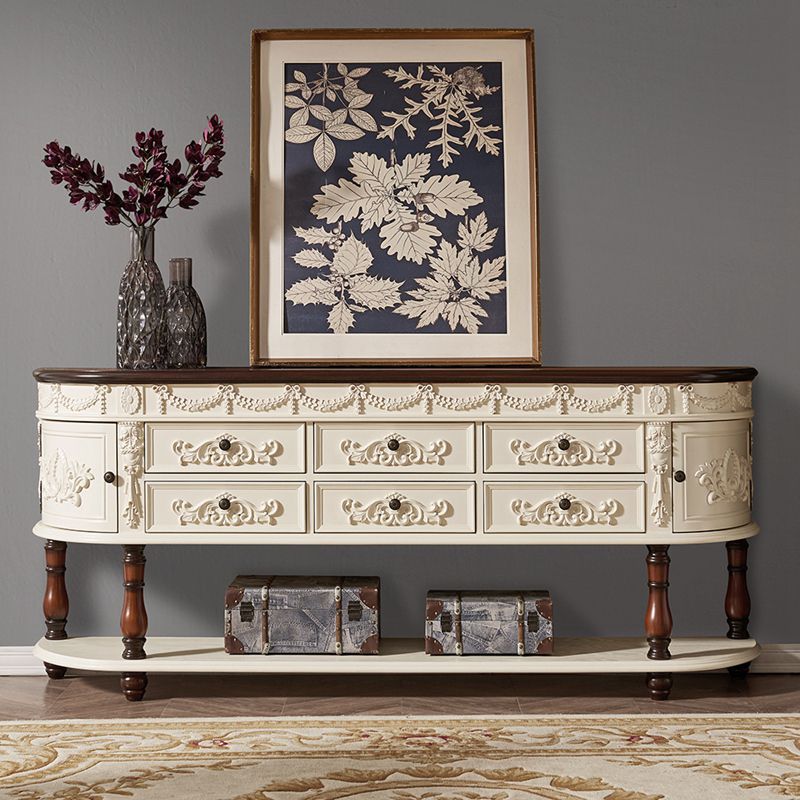 Tavolo da console di Victoria Half Moon Tavolo da divano console per Hall