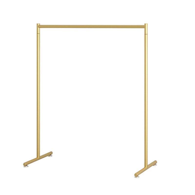 Zeitgenössischer Kleiderregal Hängende Schiene Metallrahmen Eingangsmantelbügel