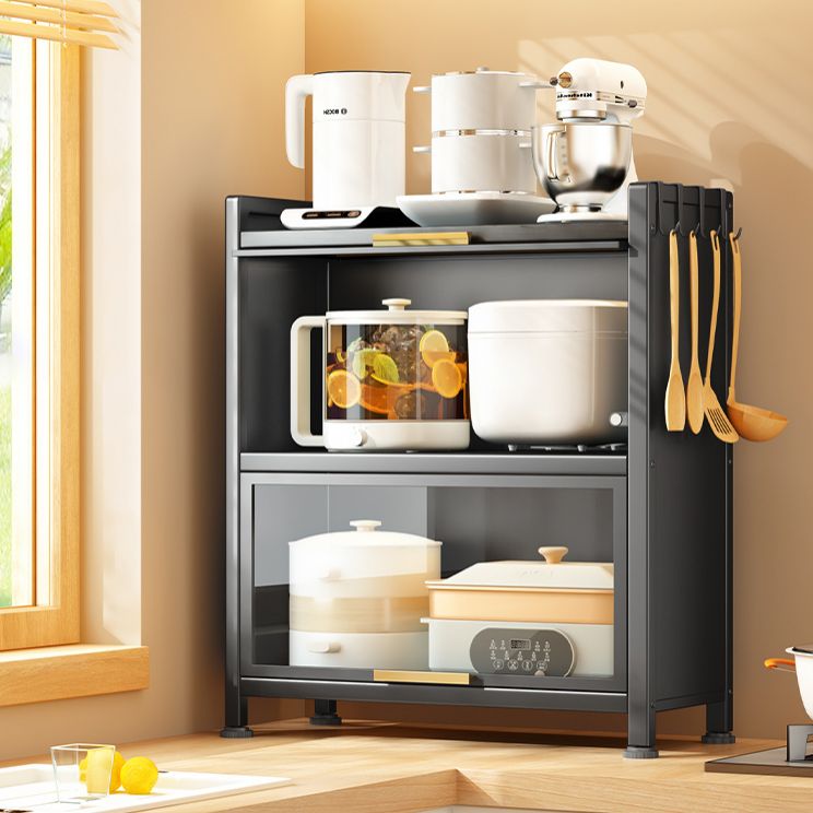 Speisesaal Metall Buffet Servertüren Dining Server mit Riemenscheibe