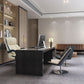 Verstelbare arm werkstoel Modern High Back Home Bureau Chair