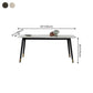 Rectangle Luxury Style Dining Table Two-Color Fixed Table with Sintered Stone Clearhalo ' dining_table' 'Dining Tables & Seating' 'Dining Tables' 'furn' 'furn_dining_table' 'Furniture' 'furniture_dining_table' 'Kitchen & Dining Furniture' 'kitchen&dining_furn' 'kitchen' 'kitchen_dining_table' 1200x1200_46d8f288-80bd-45fd-a03f-979a51c779fc