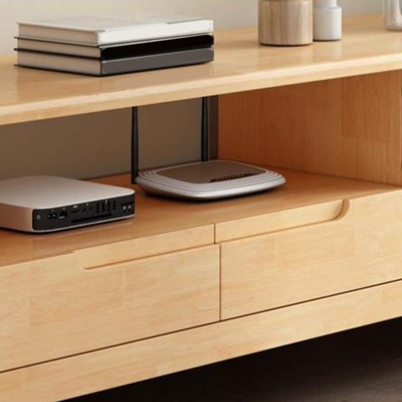 Solid Wood TV Media Console Contemporary TV Console with Drawers Clearhalo 'furn' 'furn_tv_stands_entertainment_centers' 'Furniture' 'Living Room Furniture' 'TV Stands & Entertainment Centers' 'TV Stands & Media Storage Furniture' 'tv_stands_entertainment_centers' 1200x1200_46d9ef59-9ff1-4821-b867-96c3f9ee1cbd
