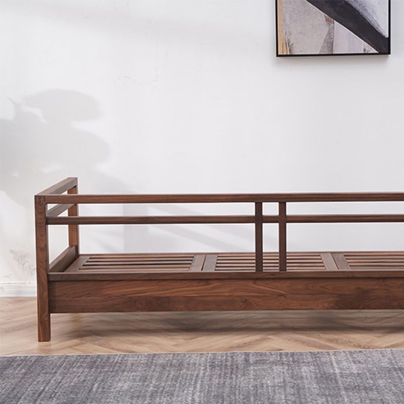 Solid Wood Farmhouse Loose Back Square Arm Sofa with Grey Cushions Clearhalo 'furn' 'furn_sofas' 'Furniture' 'Living Room Furniture' 'Sofa' 'sofas' 1200x1200_46db055c-d07a-4076-8a12-4b45306ae379