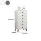 Cómoda de almacenamiento vertical de madera de ingeniería Glam, cómoda para dormitorio con cajones