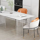 Modern Style Dining Table Rectangle Sintered Stone Double Pedestal Table for Kitchen Clearhalo ' dining_table' 'Dining Tables & Seating' 'Dining Tables' 'furn' 'furn_dining_table' 'Furniture' 'furniture_dining_table' 'Kitchen & Dining Furniture' 'kitchen&dining_furn' 'kitchen' 'kitchen_dining_table' 1200x1200_46ddd197-b134-4234-9876-593cb7f0cfbb