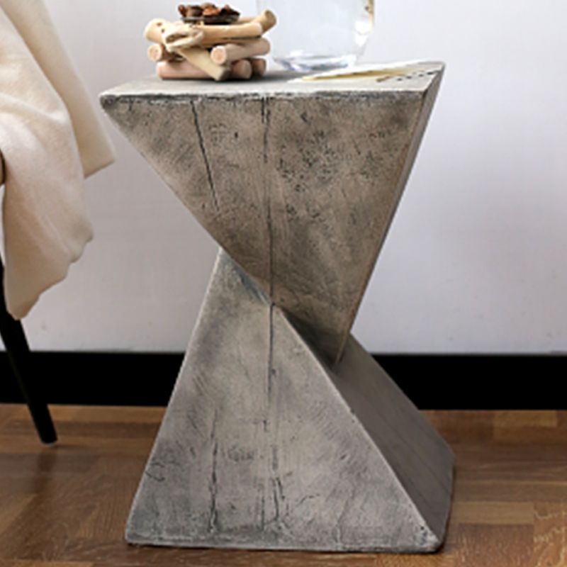 Tavolo da angolo contemporaneo da 12 "tavolo quadrata laterale in legno in difficoltà