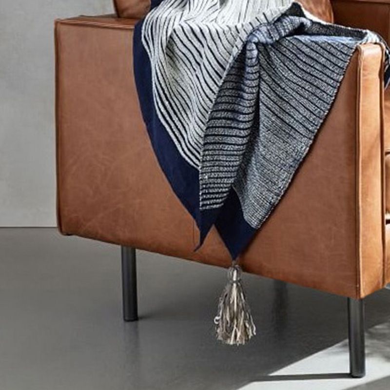 Faux Leder Tufted Rücken Cabrio Sofa Nordic Style Wohnzimmer Sitzgelegenheiten