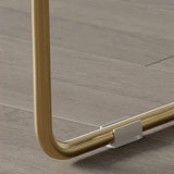 Gold Legs Dining Arm Chair Glam Dining Room Upholstered Chair Clearhalo 'Dining Chairs' 'Dining Tables & Seating' 'dining_chair' 'furn' 'furn_dining_chair' 'Furniture' 'Kitchen & Dining Furniture' 1200x1200_46e480f7-a603-487c-9859-2804c50ddd92