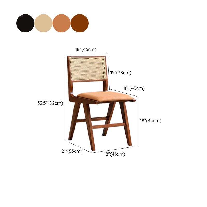 Salle à manger chaise de salle à manger contemporaine maison chaise de salle à manger sans bras en bois