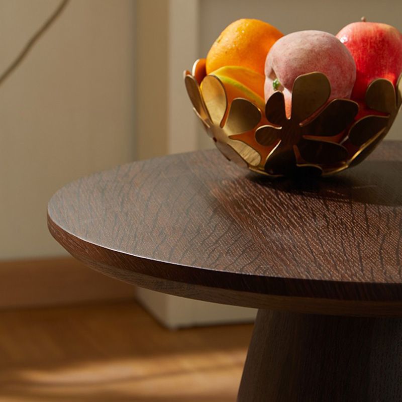 Contemporary Coffee Table Solid Wood Pedestal Coffee Cocktail Table Clearhalo 'Coffee & Accent Tables' 'Coffee Tables' 'coffee_tables' 'furn' 'furn_coffee_tables' 'Furniture' 'Living Room Furniture' 1200x1200_46e65162-73ae-4292-89c3-e9c1c0f92a67