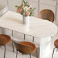 Free Form Sintered Stone Table White Tone Simplicity Double Pedestal Table for Dining Room Clearhalo ' dining_table' 'Dining Tables & Seating' 'Dining Tables' 'furn' 'furn_dining_table' 'Furniture' 'furniture_dining_table' 'Kitchen & Dining Furniture' 'kitchen&dining_furn' 'kitchen' 'kitchen_dining_table' 1200x1200_46e71c3f-2612-4ca0-ae41-64471f0635db