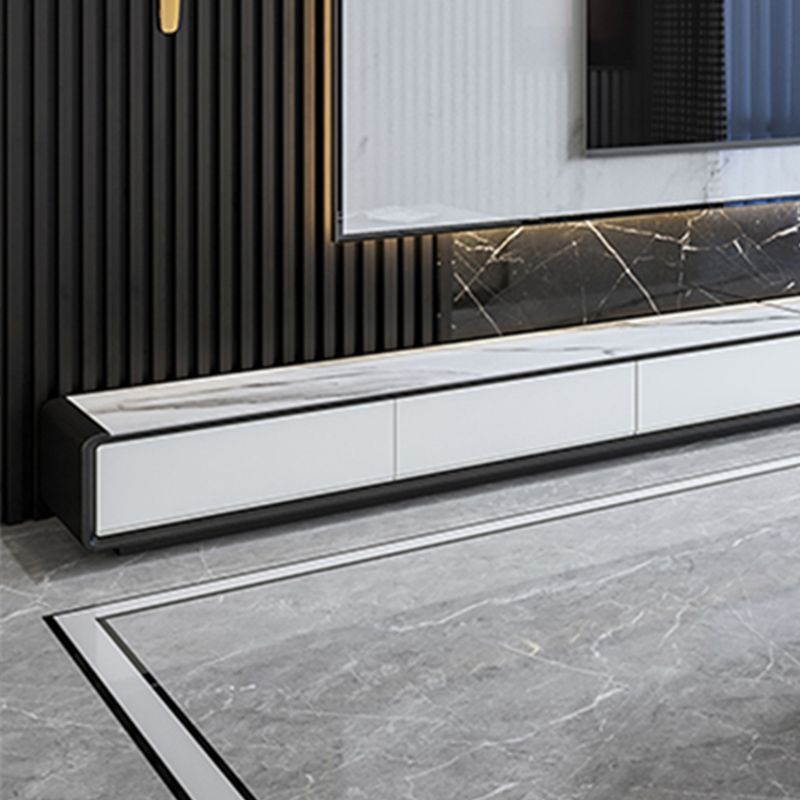 Slate and Wood TV Cabinet Contemporary Style Home Enclosed TV Stand Console Clearhalo 'furn' 'furn_tv_stands_entertainment_centers' 'Furniture' 'Living Room Furniture' 'TV Stands & Entertainment Centers' 'TV Stands & Media Storage Furniture' 'tv_stands_entertainment_centers' 1200x1200_46e7f2ac-28e8-4759-9bf1-c7449f15f1d2