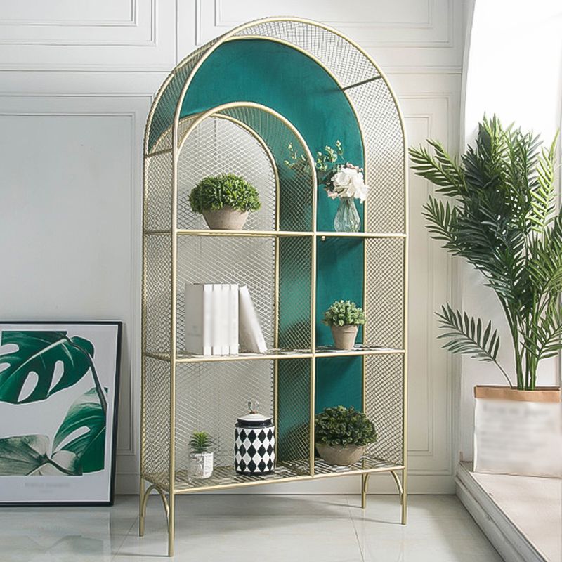 Glam Style Vertical Bookshelf Metal 3-shelf Bookcase for Home Use Clearhalo 'Bookcases' 'furn' 'furn_bookcases' 'Furniture' 'furniture_bookcases' 'Office Furniture' 1200x1200_46e856cf-5b5a-4d7b-9bcf-c2a87578d8a1